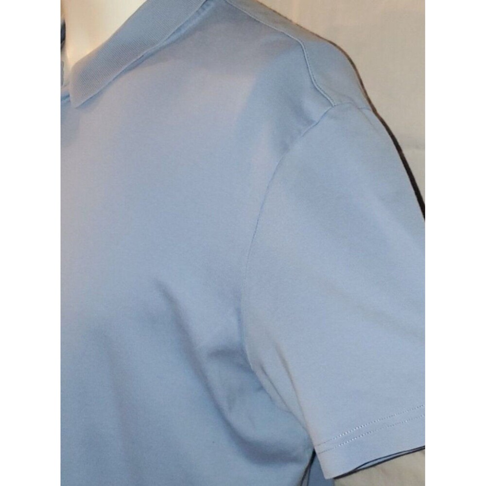 Robert Barakett Sky Blue 100% Pima Cotton Short Sleeve Polo Shirt XL - Picture 6 of 13